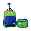 SIDE-KICK ROLLING BACKPACK AND LUNCH BAG SET DINO
